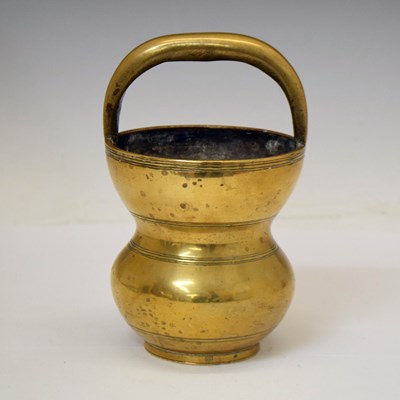 Lot 575 - Indian alloy 'lota' water vessel