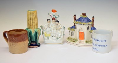 Lot 481 - Group of assorted Victorian and later ceramics