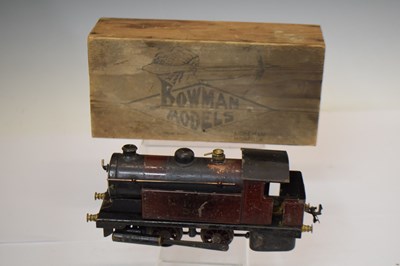 Lot 385 - Bowman - Live steam O gauge LMS Model 300 tank locomotive