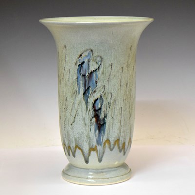 Lot 490 - Janice Tchalenko and Anita Harris for Poole Pottery, 'Velta' vase