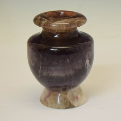 Lot 566 - Chinese polished fluorite vase
