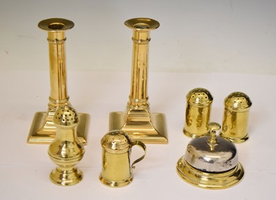 Lot 253 - Collection of brass items, etc.