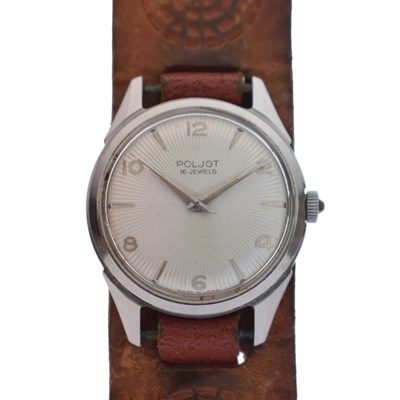 Lot 102 - Poljot - Russian stainless steel cased wristwatch