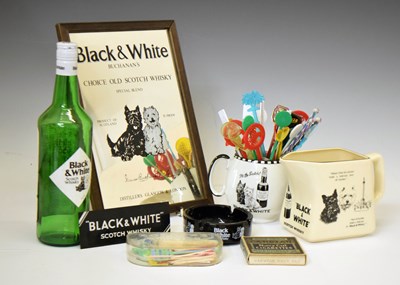 Lot 268 - Advertising - 'Black & White' Scotch whisky wares