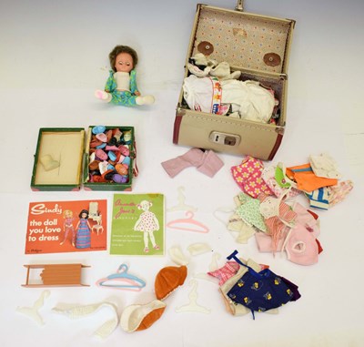 Lot 403 - 1960s 'Amanda Jane' doll and accessories