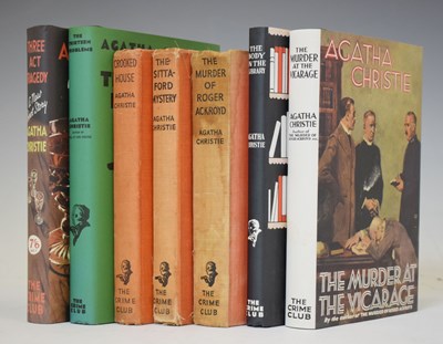 Lot 585 - Agatha Christie - Collection of novels, Crooked House first edition, etc