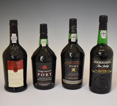 Lot 413 - Quantity of Ruby Port to include Cockburn's Fine Ruby Port, etc70