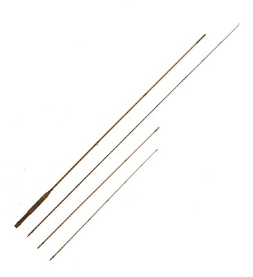 Lot 346 - Charles Farlow & Co Ltd - Four sections split cane fishing rod