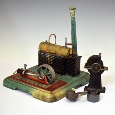 Lot 405 - Marklin - Tinplate live steam stationary engine