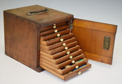 Lot 280 - Collection of Victorian and later prepared microscope slides