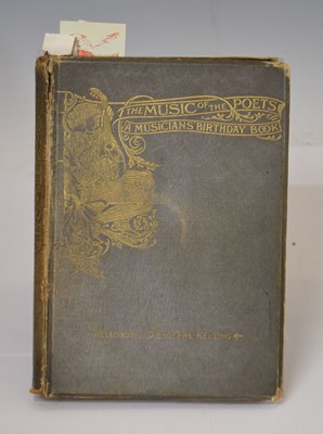 Lot 512 - The Music of the Poets - A Musicians' Birthday Book