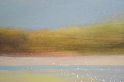Lot 457 - Elaine Pamphilon, (b.1948) - Oil on canvas - 'Hayle Estuary'