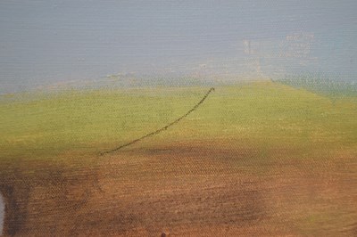 Lot 457 - Elaine Pamphilon, (b.1948) - Oil on canvas - 'Hayle Estuary'