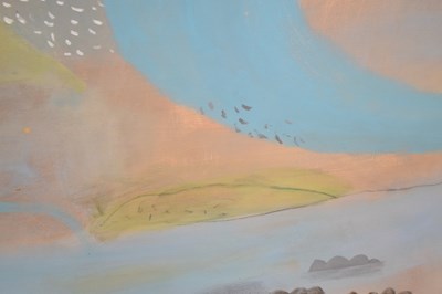 Lot 457 - Elaine Pamphilon, (b.1948) - Oil on canvas - 'Hayle Estuary'