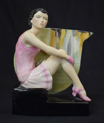 Lot 488 - Peggy Davies Ceramics - 'Back in Time', artist's original proof by John Michael