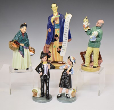Lot 511 - Five Royal Doulton figures