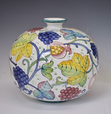 Lot 525 - Later 20th century tin-glazed vase