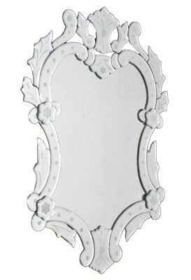 Lot 734 - Modern Venetian style wall mirror