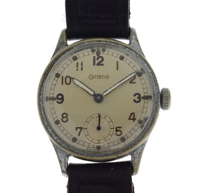 Lot 105 - Grana - Military issue stainless steel cased wristwatch