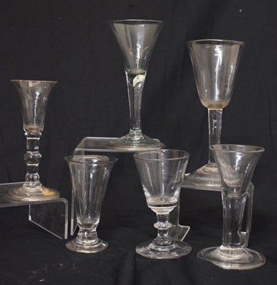 Lot 468 - Collection of 18th century and later drinking and other glasses