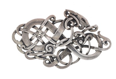 Lot 83 - Ola Gorie (Scottish) - Alskog silver brooch