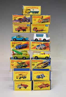 Lot 367 - Matchbox / Matchbox Series Lesney - Collection of thirteen boxed diecast model vehicles