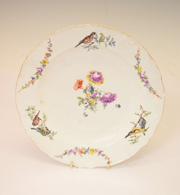 Lot 527 - Meissen porcelain plate