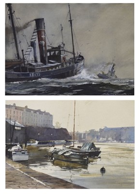 Lot 663 - Brian C. Lancaster (Bristol Savages / 1904 Arts, 1935-2005) - Two watercolours
