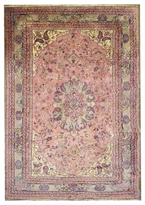 Lot 707 - Large Turkish (Anatolian) hand knotted wool carpet