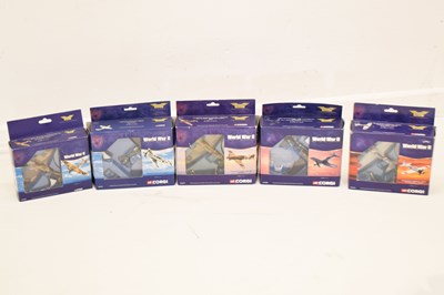 Lot 364 - Corgi Aviation Archive - Four boxed diecast model planes