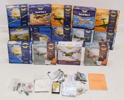 Lot 365 - Corgi Aviation Archive - Group of fourteen boxed diecast model planes