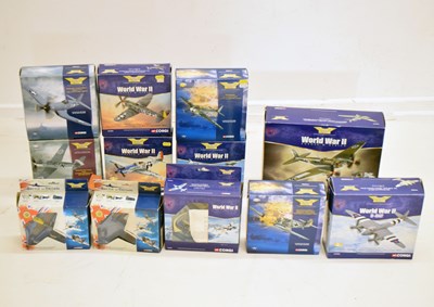 Lot 366 - Corgi Aviation Archive - Group of twelve boxed diecast model planes