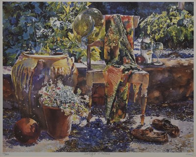 Lot 624 - Annette Kane (b.1955) - Signed limited edition print - 'Sunlight in France'