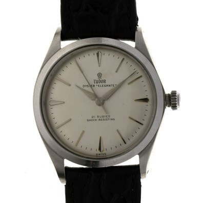 Lot 110 - Tudor - Oyster 'Elegante' stainless steel cased wristwatch, ref. 7960