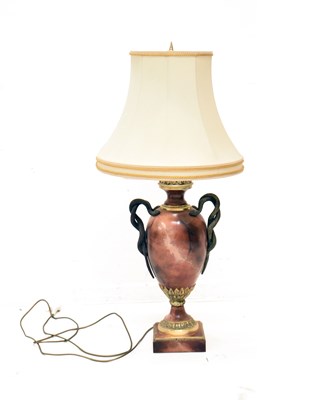 Lot 258 - Large neo-classical style table lamp