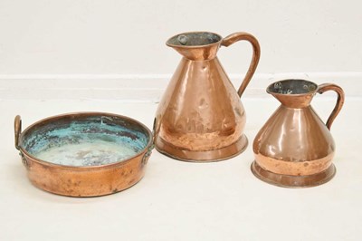 Lot 246 - Three items of Victorian copper