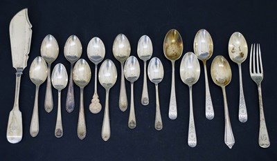 Lot 172 - Collection of silver flatware