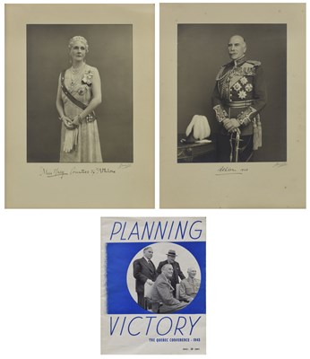 Lot 287 - Autographed photographs of the Earl of Athlone and Princess Alice