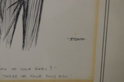 Lot 679 - A.T. Smith (Early 20th century) - Pen and ink cartoon