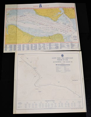 Lot 522 - Cutty Sark Tall Ships Race Parade of Sail chart and one other
