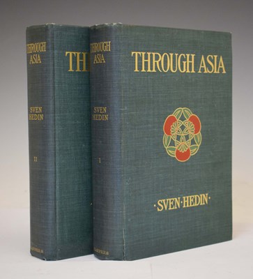 Lot 519 - Sven Hedin, 'Through Asia', first US edition 1899, two volumes