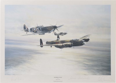 Lot 618 - Robert Taylor (20th century) - Signed print - 'Memorial Flight'