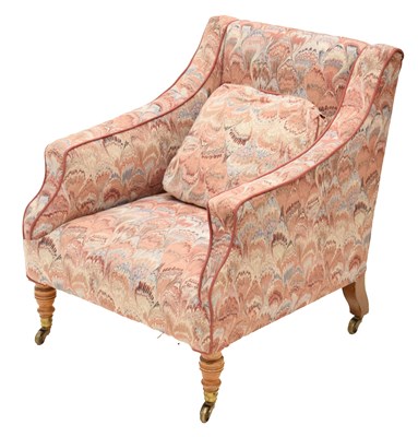Lot 610 - Howard & Sons, London - Early 20th century oak club chair