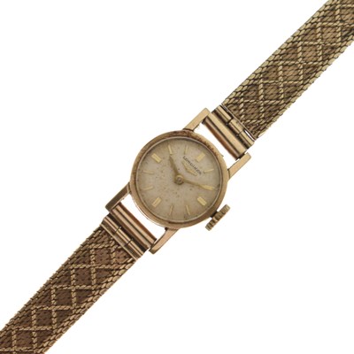Lot 111 - Longines - Lady's 1970s 9ct gold bracelet watch