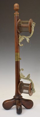 Lot 311 - Early 20th century treen adjustable wool winder
