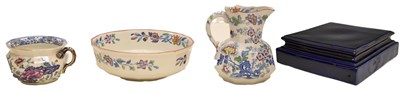 Lot 483 - Early 20th century Mason's Ironstone 'hydra' jug and basin, etc