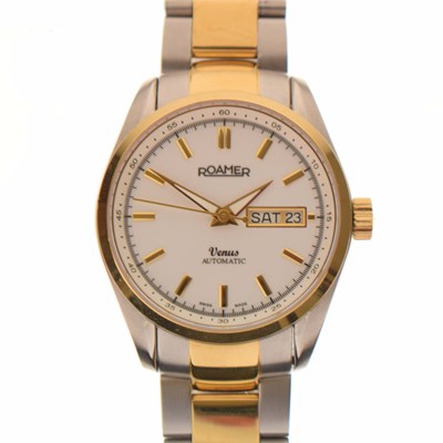 Lot 239 - Roamer - Venus stainless steel bracelet watch