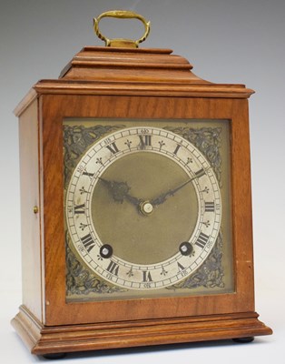 Lot 585 - Garrard - Walnut cased mantel clock