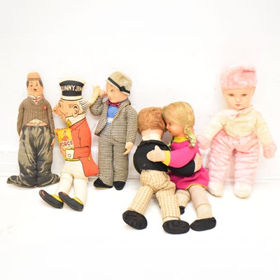 Lot 443 - Collection of Dean's Rag Book and other dolls
