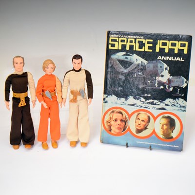 Lot 412 - Three 1970s Mattel 'Space 1999' action figures